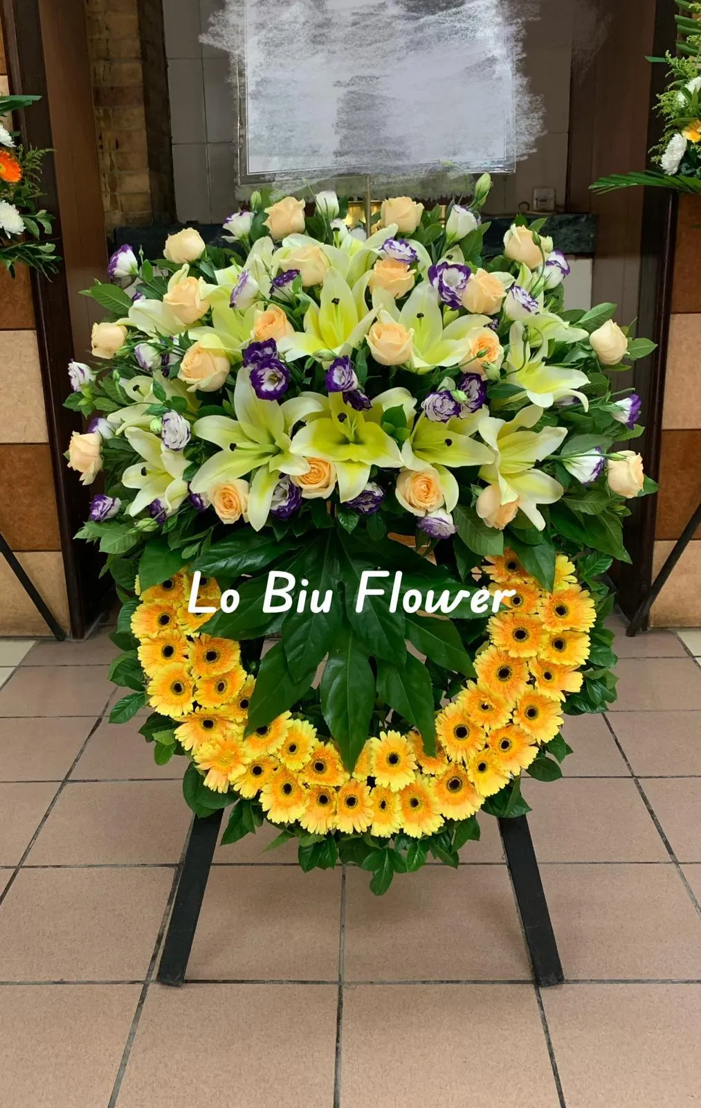 西式花圈D023